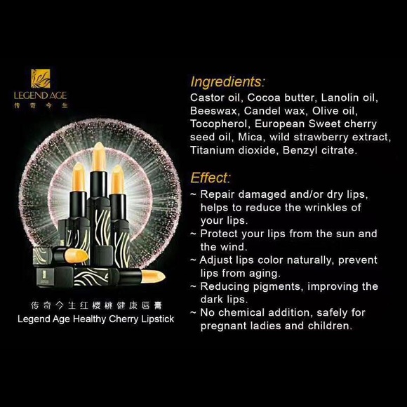 Legend Age Red Cherry Health Lipstick - Picture 8 of 8